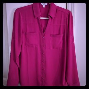 Express Portofino Shirt - Fushia - SMALL